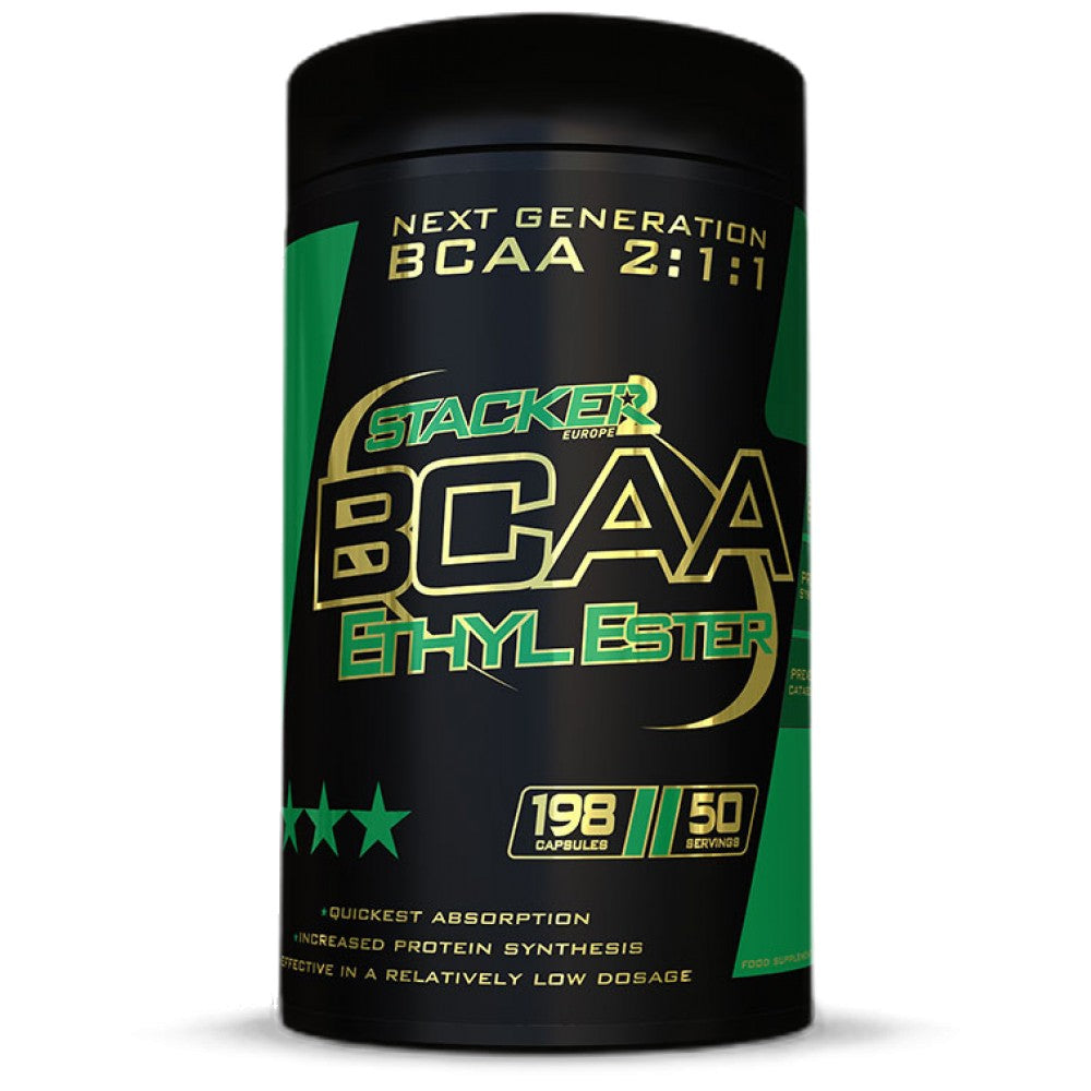 BCAA ETHYL ESTER - 198 капсули  Stacker - Nutra Best Bulgaria