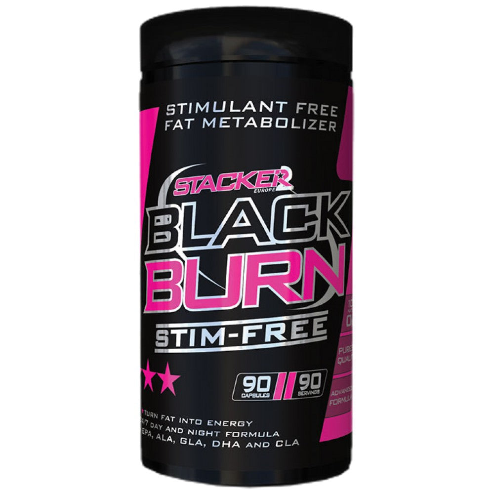 Black Burn / Stim-Free - 90 капсули  Stacker - Nutra Best Bulgaria