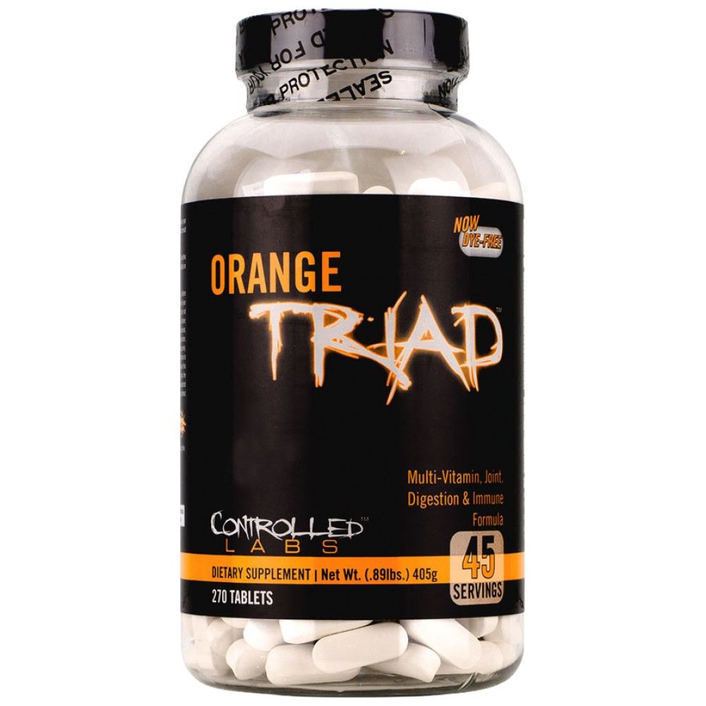 Orange Triad - 270 Таблетки  Controlled Labs - Nutra Best Bulgaria