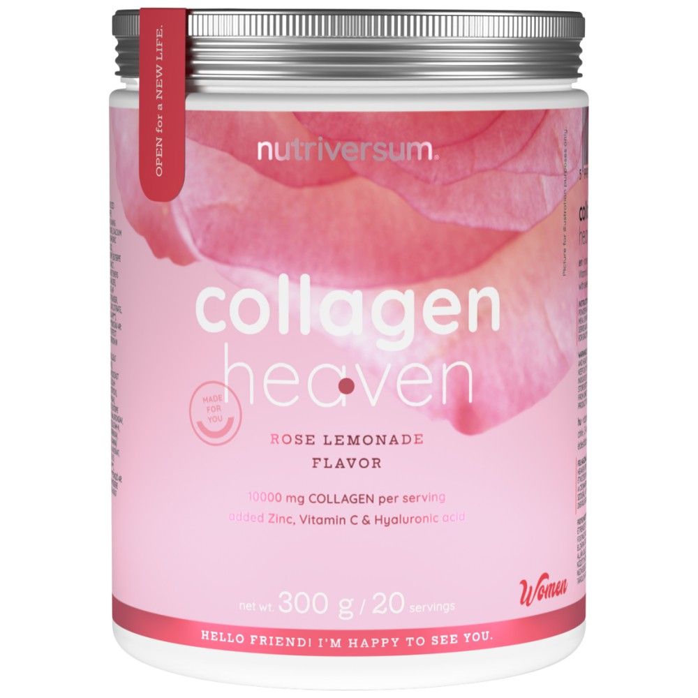 Collagen Heaven | added Zinc, Vitamin C and Hyaluronic Acid - 300 грама  Nutriversum - Nutra Best Bulgaria
