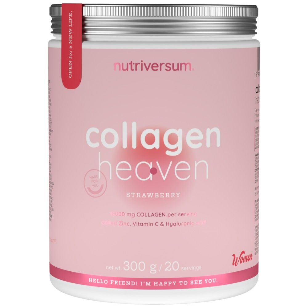 Collagen Heaven | added Zinc, Vitamin C and Hyaluronic Acid - 300 грама  Nutriversum - Nutra Best Bulgaria