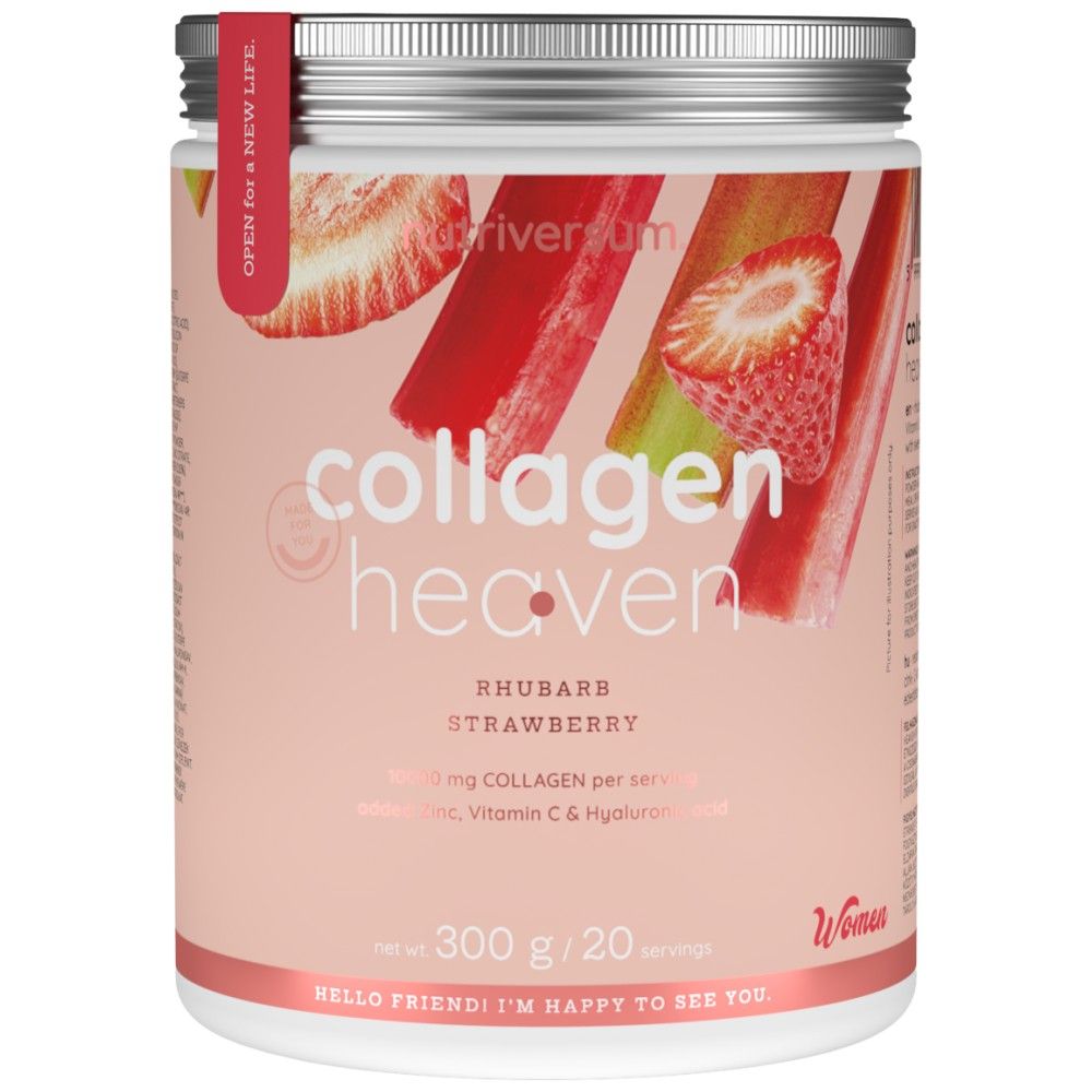 Collagen Heaven | added Zinc, Vitamin C and Hyaluronic Acid - 300 грама  Nutriversum - Nutra Best Bulgaria