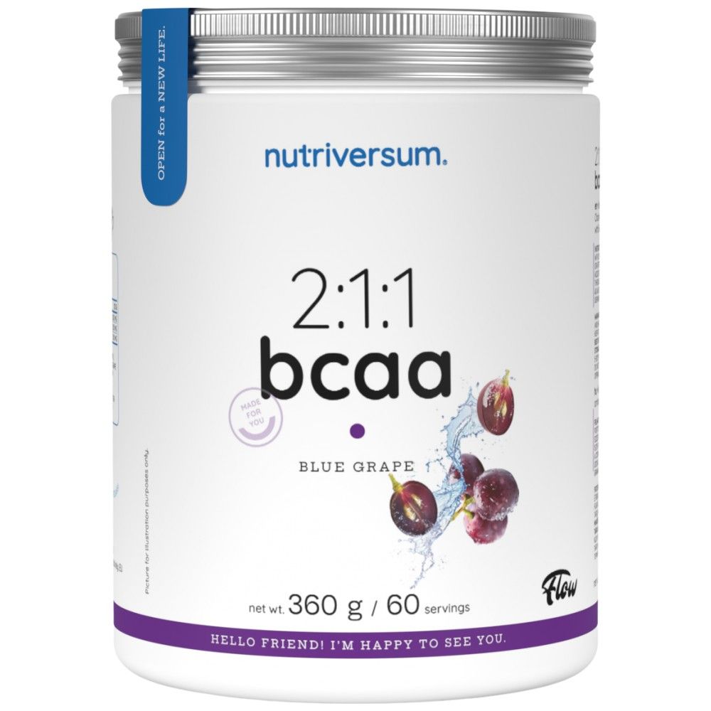 BCAA 2:1:1 Powder | Flow - 360 грама  Nutriversum - Nutra Best Bulgaria