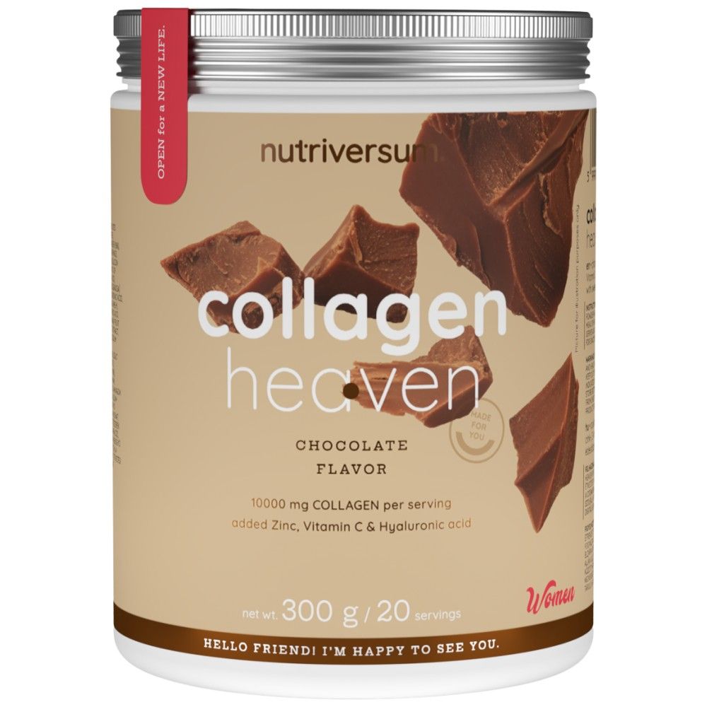 Collagen Heaven | added Zinc, Vitamin C and Hyaluronic Acid - 300 грама  Nutriversum - Nutra Best Bulgaria