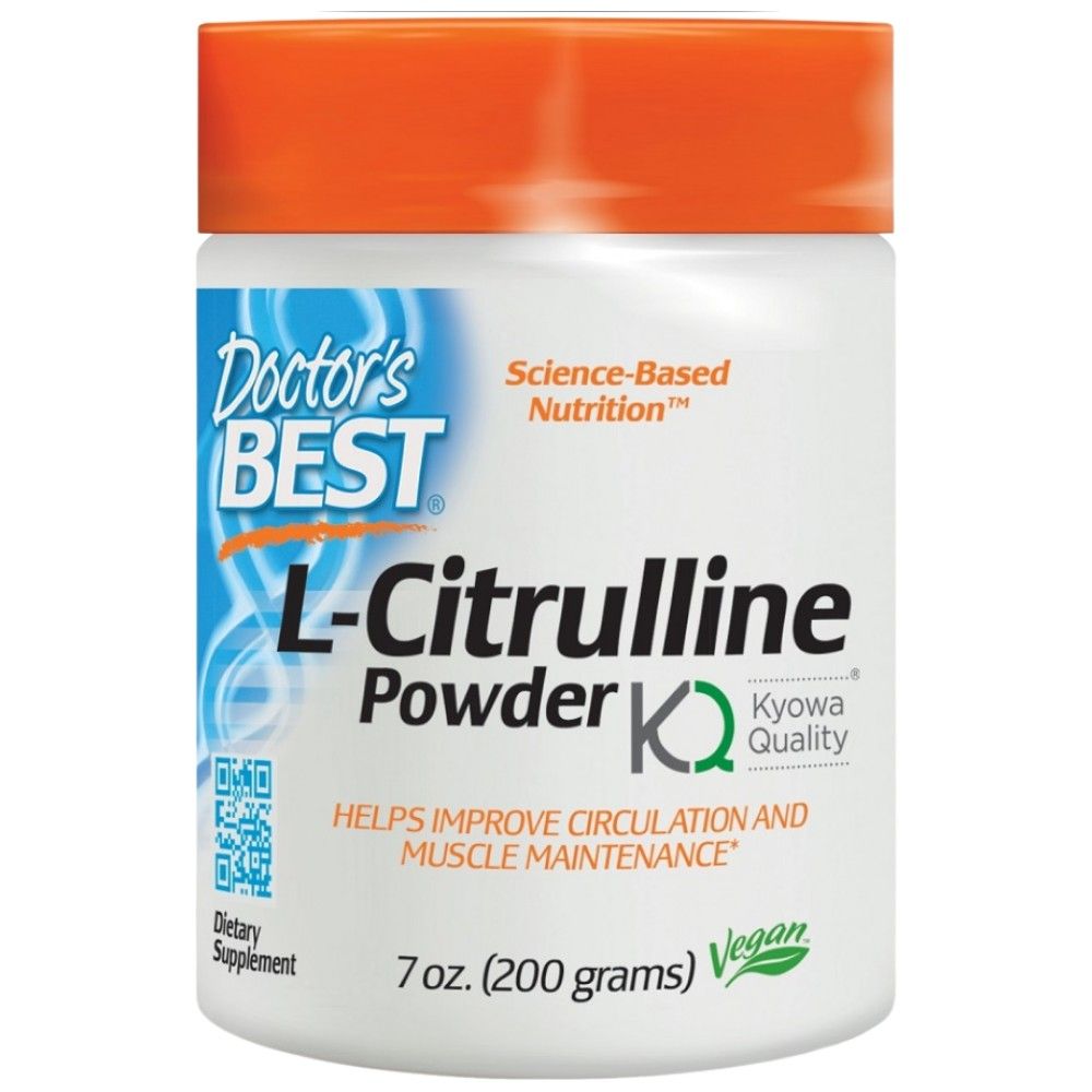 BEST L-Citrulline Powder - 200 грама  Doctor’s Best - Nutra Best Bulgaria