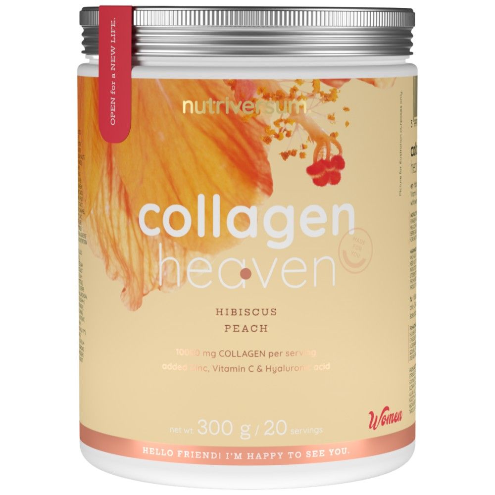 Collagen Heaven | added Zinc, Vitamin C and Hyaluronic Acid - 300 грама  Nutriversum - Nutra Best Bulgaria