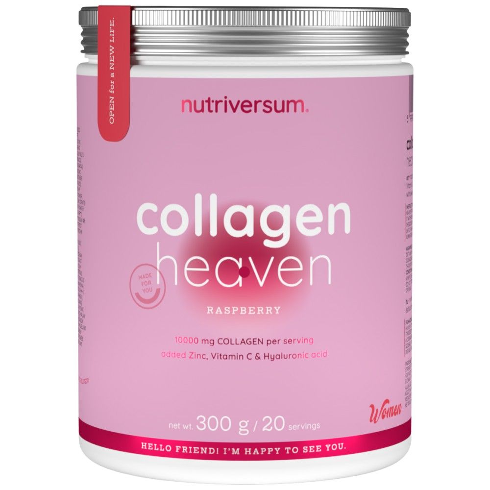 Collagen Heaven | added Zinc, Vitamin C and Hyaluronic Acid - 300 грама  Nutriversum - Nutra Best Bulgaria