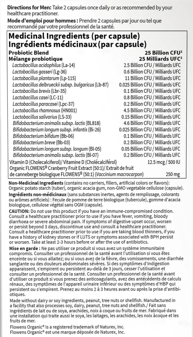Dr. Formulated Probiotics Prostate+ - 60 капсули  Garden Of Life - Nutra Best Bulgaria