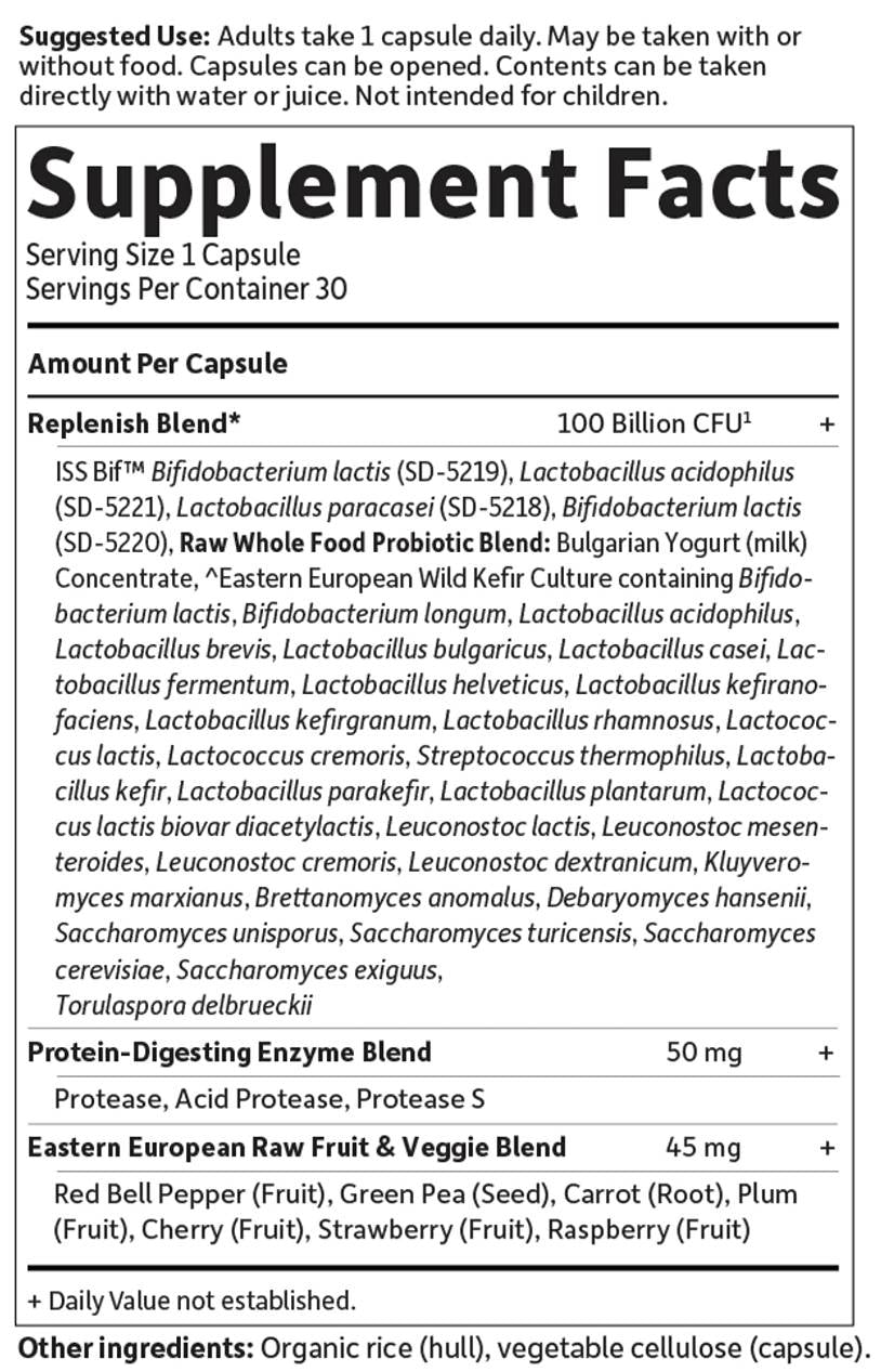 Raw Probiotics Ultimate Care - 30 капсули  Garden Of Life - Nutra Best Bulgaria
