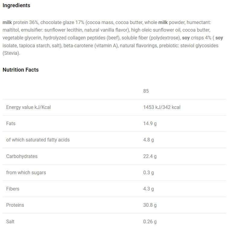 Pro Series Protein Bar Бисквита - 12 x 85 грама  FitSpo - Nutra Best Bulgaria