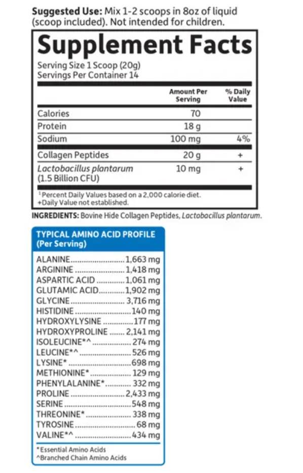 Grass Fed Collagen Peptides - 280 грама  Garden Of Life - Nutra Best Bulgaria