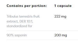 Tribulus Terrestris 90% | 200 mg Saponins - 90 капсули  Osavi - Nutra Best Bulgaria