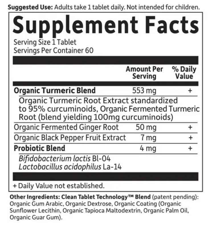 Mykind Organics | Extra Strength Turmeric - 60 Таблетки  Garden Of Life - Nutra Best Bulgaria