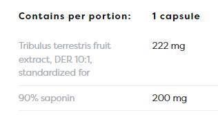 Tribulus Terrestris 90% | 200 mg Saponins - 180 капсули  Osavi - Nutra Best Bulgaria