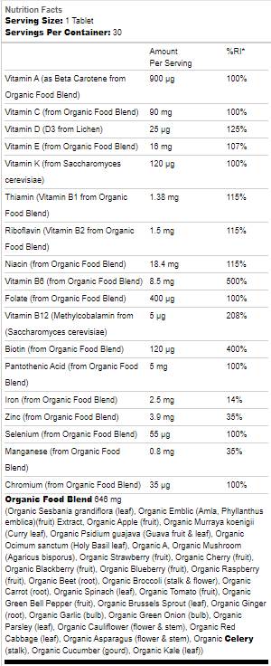 Mykind Organics | Women's Once Daily - 60 Таблетки  Garden Of Life - Nutra Best Bulgaria