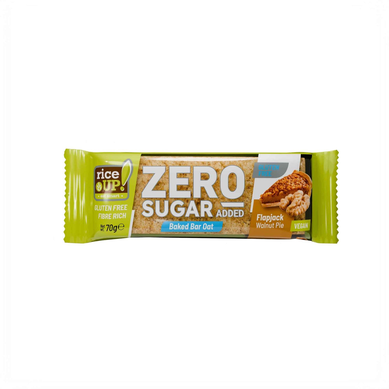RiceUP! ZERO SUGAR - Флапджак бар - 70g  RiceUP! - Nutra Best Bulgaria