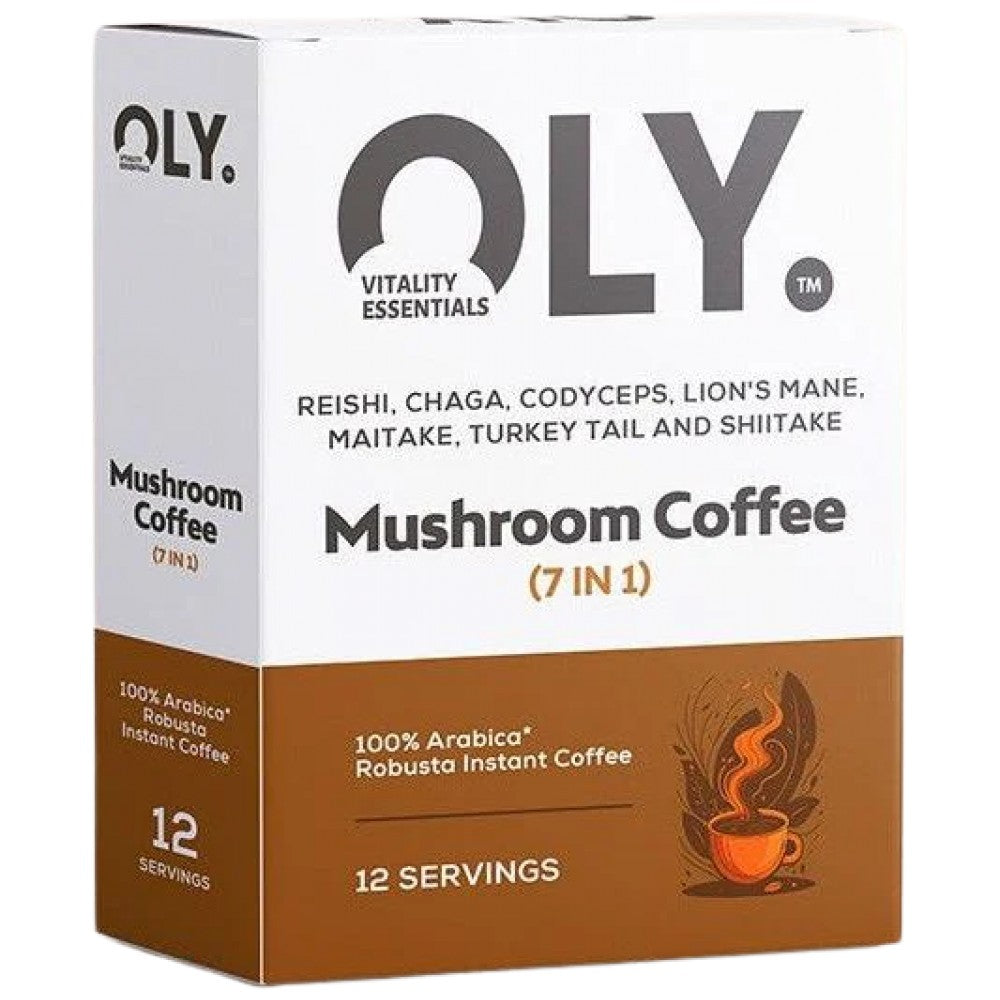 Mushroom Coffee 7 in 1 - 12 Пакета  Oly. - Nutra Best Bulgaria