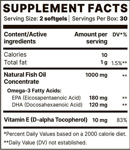 Omega-3 BP Optimum  | With Vitamin E - 60 Гел капсули  Balkan Pharmaceuticals - Nutra Best Bulgaria