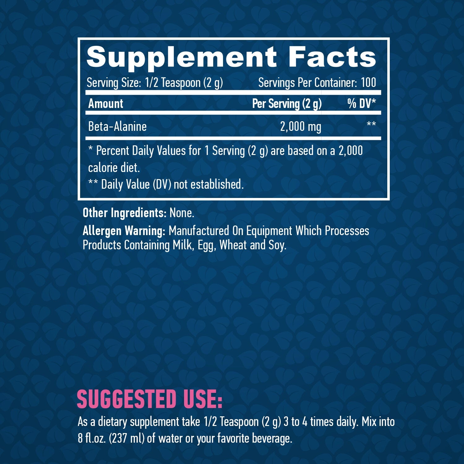 Sports Beta-Alanine 200g  Haya Labs - Nutra Best Bulgaria