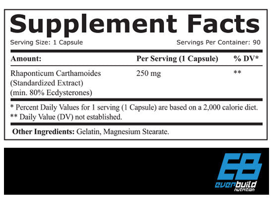 Ecdysterone / 90 Caps  EVERBUILD - Nutra Best Bulgaria