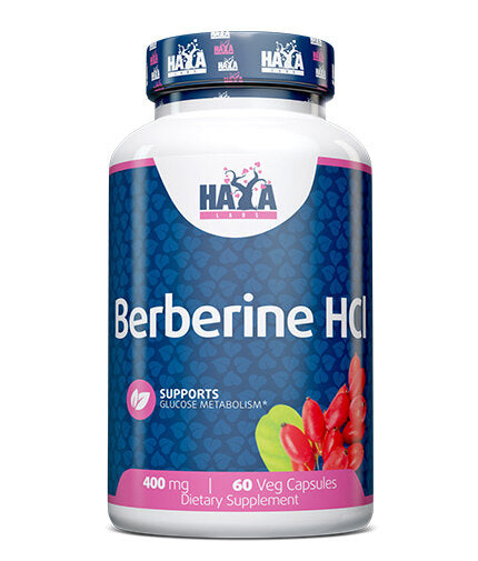 Berberine HCL 400mg. / 60 Vcaps  Haya Labs - Nutra Best Bulgaria