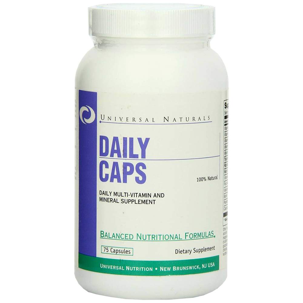 Daily Caps 75 капсули  Universal Nutrition - Nutra Best Bulgaria