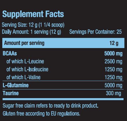 BCAA+Glutamine Xpress 0.300 kg  SCITEC - Nutra Best Bulgaria