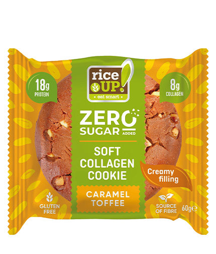 Soft Cookie with 8g Collagen & No Added Sugar - 60 грама  RiceUP! - Nutra Best Bulgaria