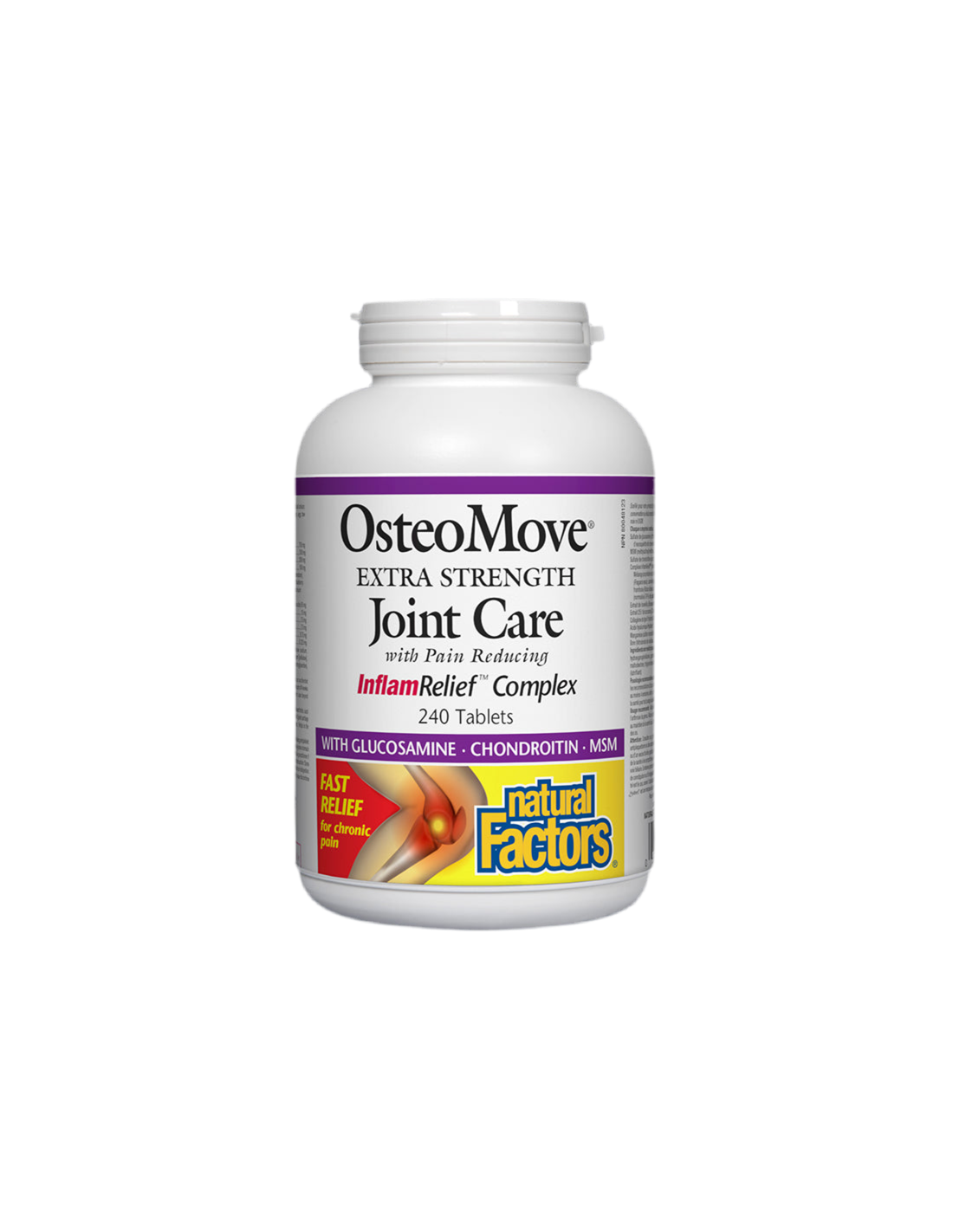 OsteoMove Extra Strength Joint Care 1431 mg - 240 Таблетки  Natural Factors - Nutra Best Bulgaria