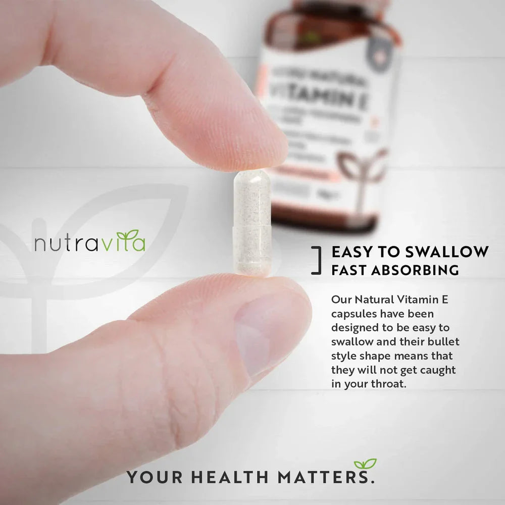 Natural Vitamin E 400IU 90 Vcaps  Nutravita - Nutra Best Bulgaria