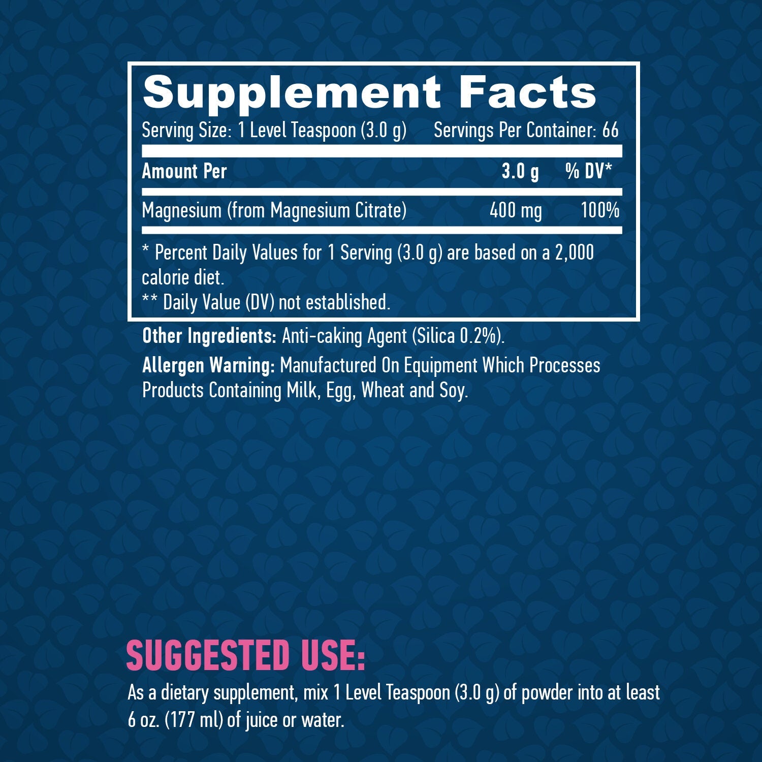 Magnesium Citrate 200g.  Haya Labs - Nutra Best Bulgaria