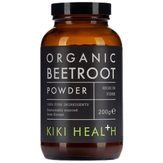 Beetroot Powder Organic - 200 грама  KIKI Health - Nutra Best Bulgaria