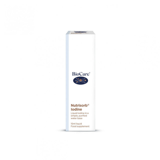 Течен йод / BioCare Nutrisorb Iodine 15ml  BIOCARE - Nutra Best Bulgaria