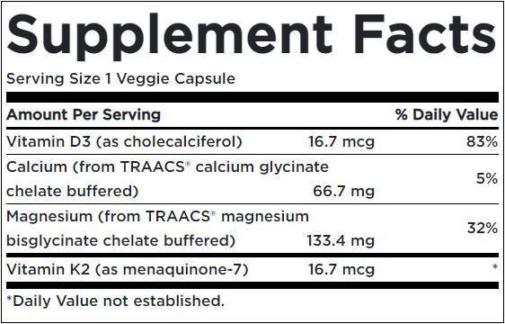 Albion Magnesium & Calcium / with Vitamin D3 & K2 - 90 капсули  Swanson - Nutra Best Bulgaria