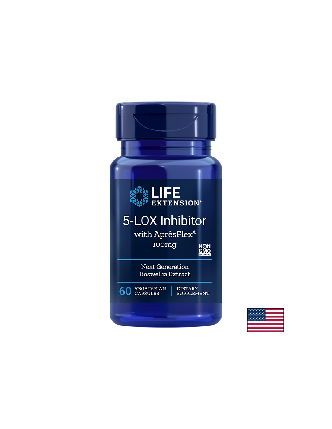 5-LOX Inhibitor with AprèsFlex®/ В подкрепа на ставите 100 mg х 60 капсули  Life Extension - Nutra Best Bulgaria