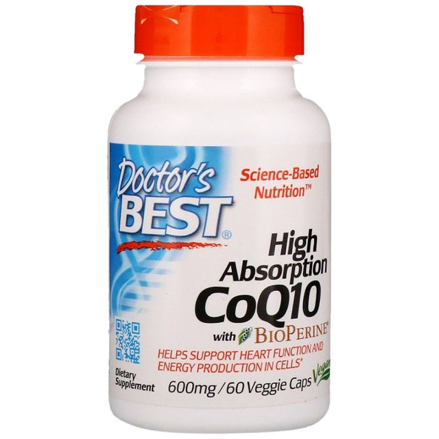 BEST CoQ10 with Bioperine 600 mg - 60 капсули  Doctor’s Best - Nutra Best Bulgaria