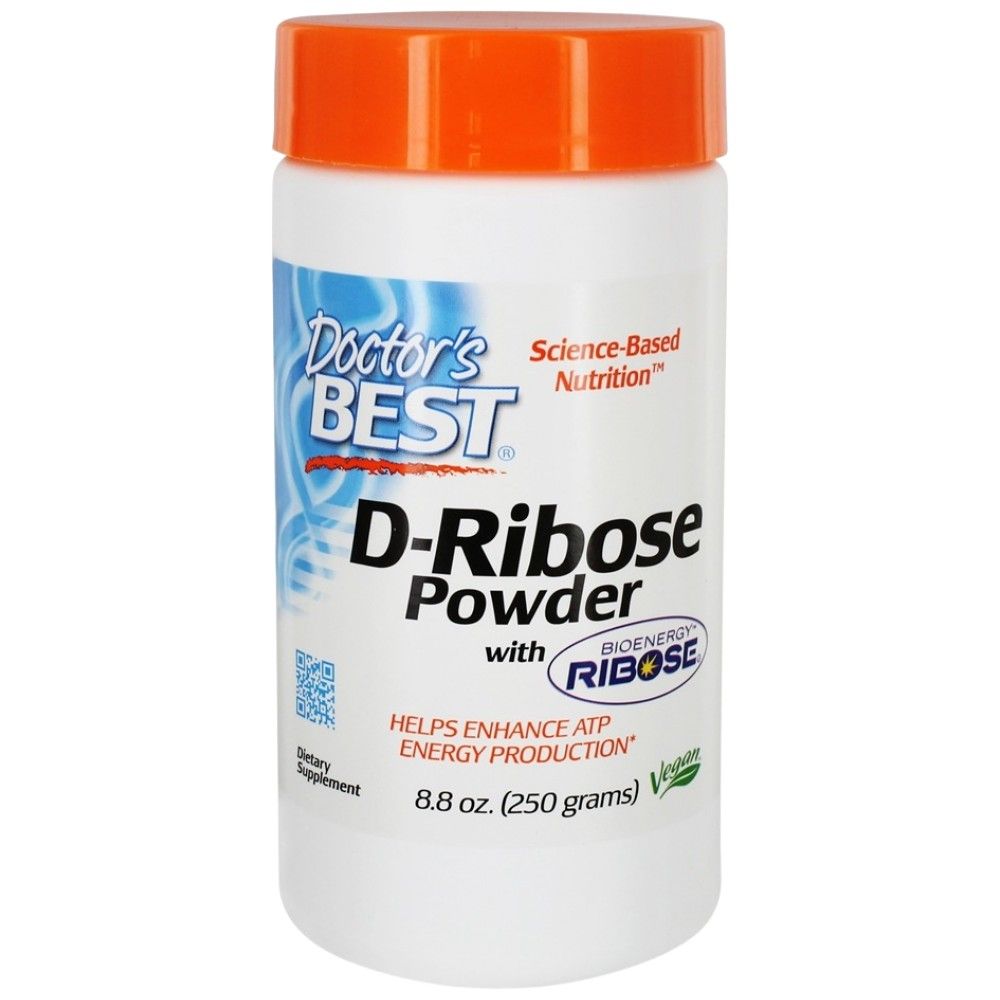 BEST D-Ribose Powder - 250 грама  Doctor’s Best - Nutra Best Bulgaria