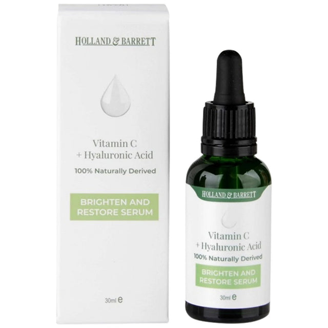 Vitamin C + Hyaluronic Acid Serum - 30 мл  Holland and Barrett - Nutra Best Bulgaria