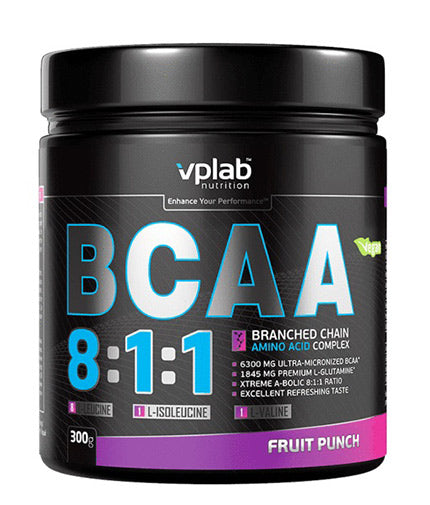 BCAA 8:1:1 + Glutamine - 0.300 kg  VPLAB - Nutra Best Bulgaria
