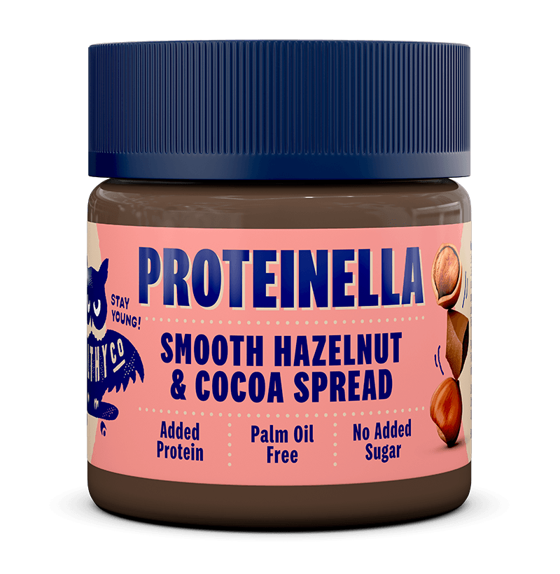 Proteinella Лешник и какао 200 гр. - течен шоколад без добавена захар и без палмово олио  HealthyCo - Nutra Best Bulgaria