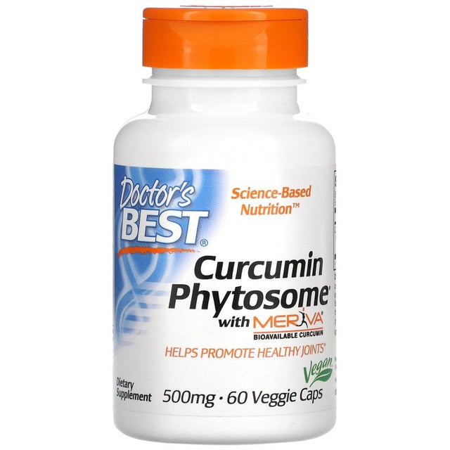 BEST Curcumin Phytosome 500 mg / with Meriva - 60 капсули  Doctor’s Best - Nutra Best Bulgaria