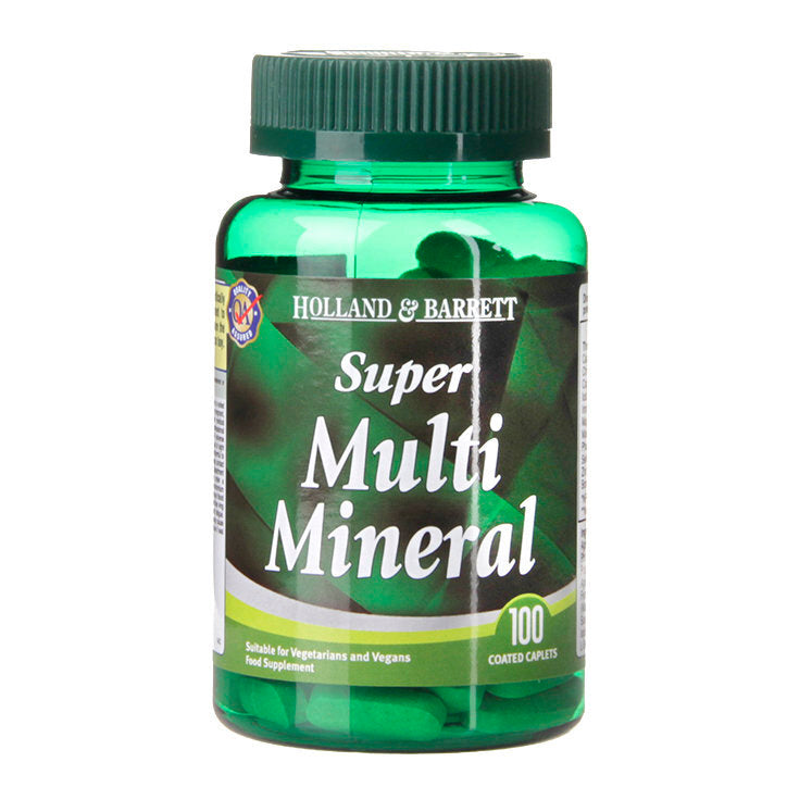 Супер мултиминерали (Super Multi Mineral) 100 таблетки HOLLAND & BARRETT  Holland and Barrett - Nutra Best Bulgaria