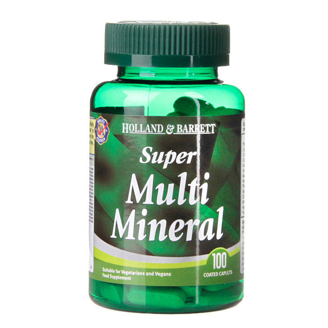 Супер мултиминерали (Super Multi Mineral) 100 таблетки HOLLAND & BARRETT  Holland and Barrett - Nutra Best Bulgaria