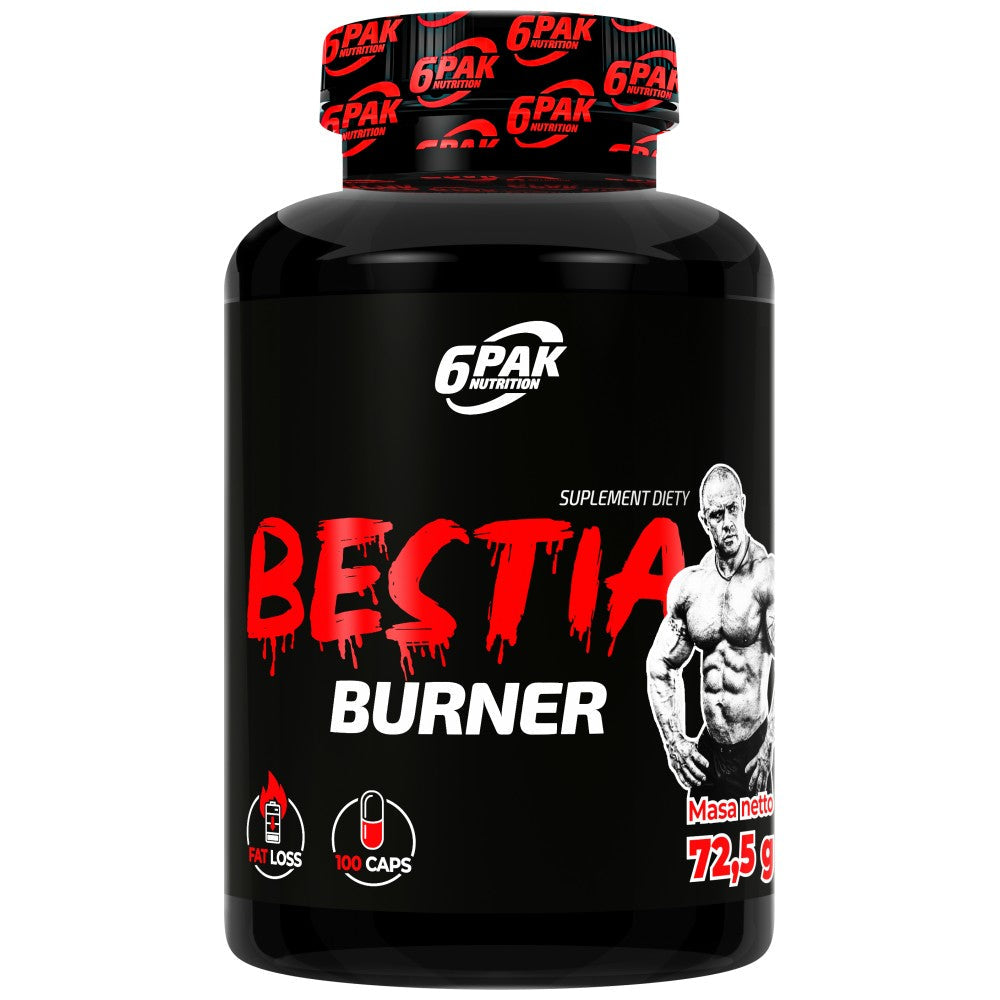 BESTIA Burner - 100 капсули  6PAK Nutrition - Nutra Best Bulgaria