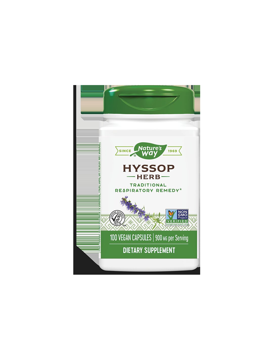 При респираторни инфекции, кашлица и храчки - Исоп, 450 mg, 100 капсули Nature’s Way  Nature’s Way - Nutra Best Bulgaria