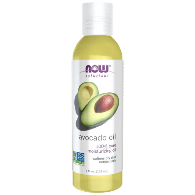 Avocado Oil | 100% Pure Moisturizing Oil - 118 мл  NOW Foods - Nutra Best Bulgaria