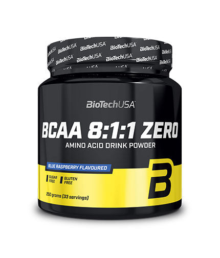 BCAA 8:1:1 Zero - 0.250 kg  BioTech USA - Nutra Best Bulgaria