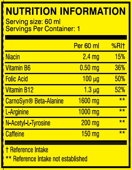 C4 Pre-Workout Shot / 60 ml  Cellucor - Nutra Best Bulgaria