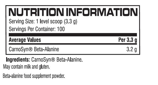 CarnoSyn® Beta-Alanine - 0.330 kg  Cellucor - Nutra Best Bulgaria