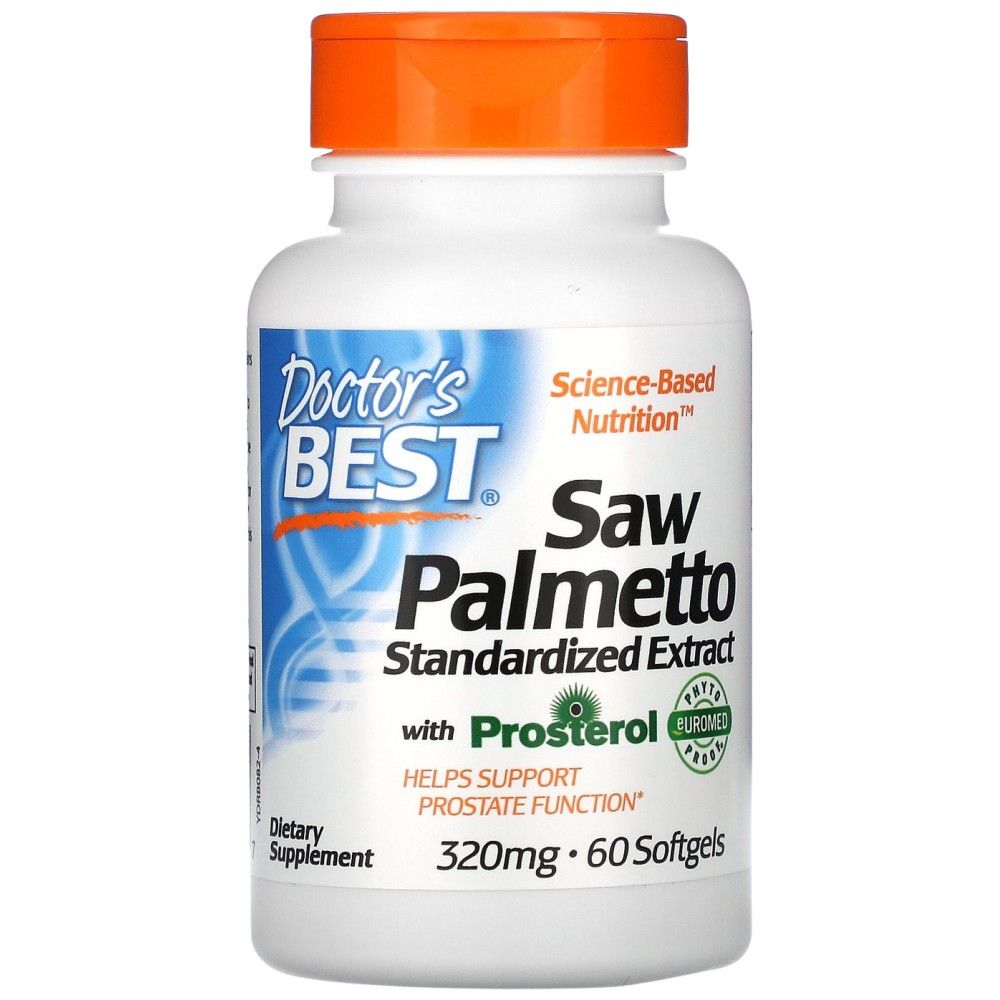 BEST Saw Palmetto 320 mg - 60 Гел капсули  Doctor’s Best - Nutra Best Bulgaria